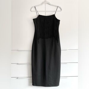 NWT S/S18 Zara Flapper Fringe Cocktail Dress